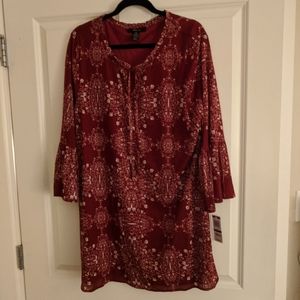 Style & Co Macy's Red Dress